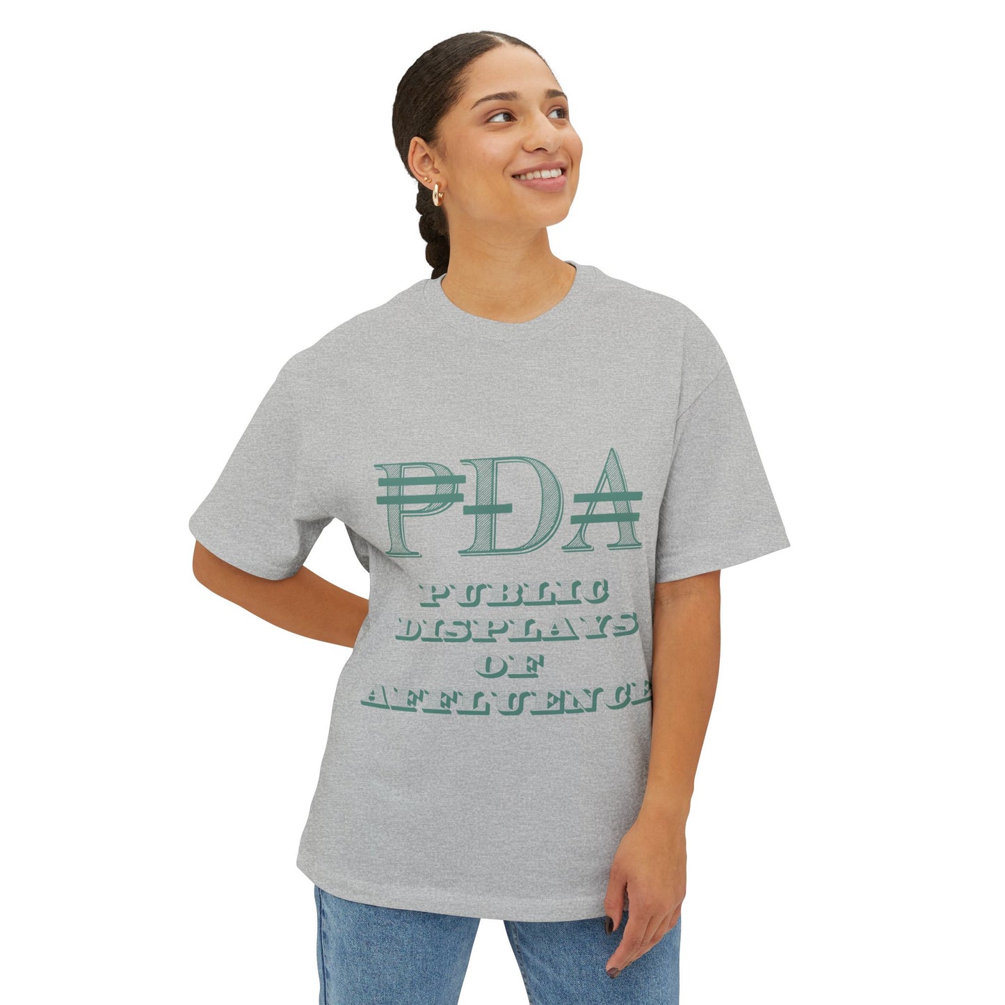PDA Oversized-Boxy Motto Tee