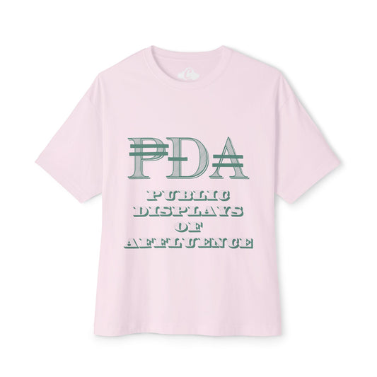 PDA Oversized-Boxy Motto Tee